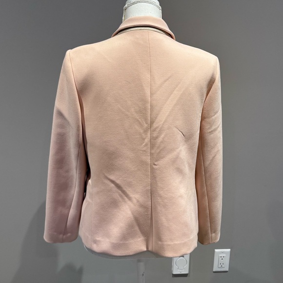 Ellen Tracy Peach Blazer Sz 12 - Picture 2 of 5